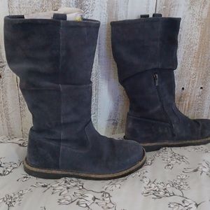 Birkenstock Grey Suede Calf Boots